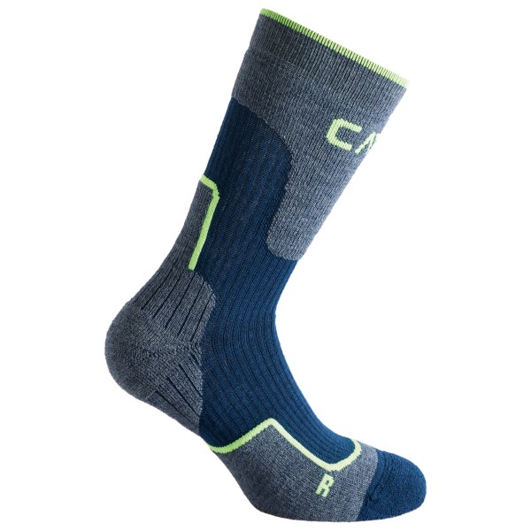 CMP - Trekking Sock Wool Mid - Wandersocken Gr 36-38 blau von CMP