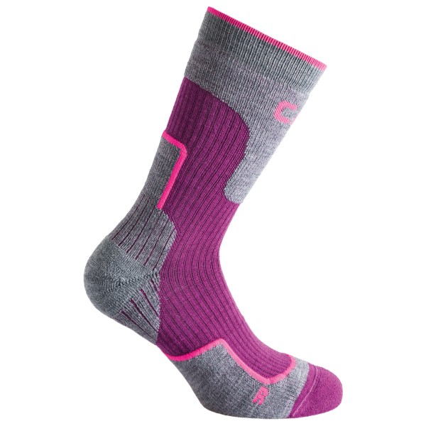 CMP - Trekking Sock Wool Mid - Wandersocken Gr 36-38 lila von CMP