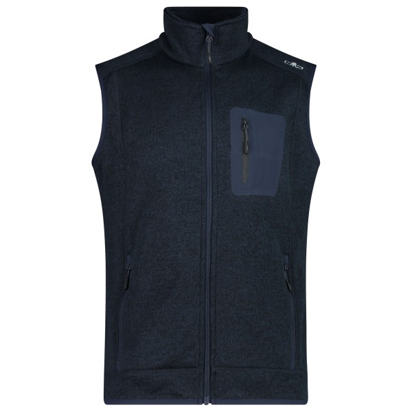 CMP - Vest Jacquard Knitted - Fleecegilet Gr 48 blau von CMP