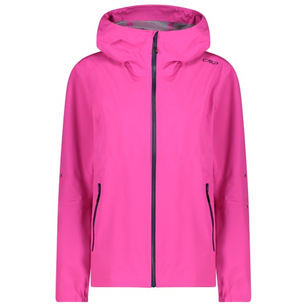 CMP - Women's 2-Layer Jacket with Fix Hood - Regenjacke Gr 36 rosa von CMP