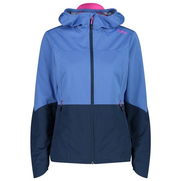 CMP - Women's Extralight Softshell Jacket w/ Fix Hood - Softshelljacke Gr 34 blau von CMP