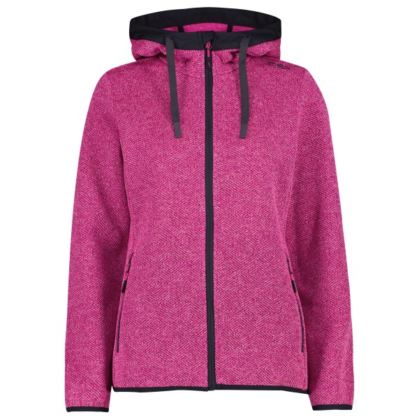 CMP - Women's Jacquard Knitted Jacket Fix Hood - Fleecejacke Gr 36 rosa CMP - Women's Jacquard Knitted Jacket Fix Hood - Fleecejacke Gr 36 rosa von CMP