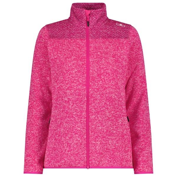 CMP - Women's Jacquard Knitted Jacket - Fleecejacke Gr 38 rosa von CMP