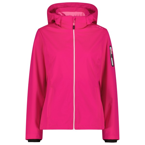 CMP - Women's Light Softshell Jacket Zip Hood - Softshelljacke Gr 34 rosa von CMP