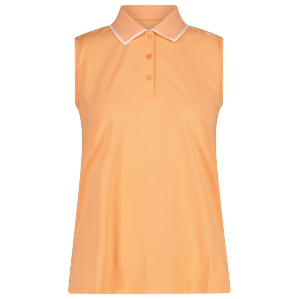 CMP - Women's Polo Sleeveless - Polo-Shirt Gr 48 orange/beige von CMP