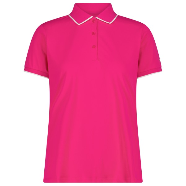 CMP - Women's Polo Stretch Piquet - Polo-Shirt Gr 38 rosa von CMP