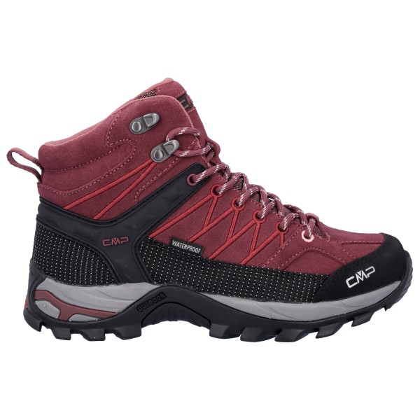 CMP - Women's Rigel Mid Trekking Shoes Waterproof - Wanderschuhe Gr 36 rot/schwarz von CMP