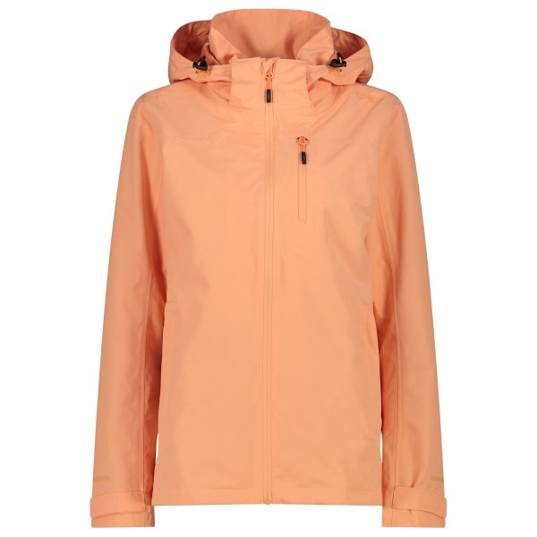 CMP - Women's Ripstop Poly Jacket Zip Hood - Regenjacke Gr 50 orange von CMP