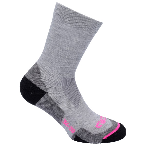 CMP - Women's Trekking Wool Sock - Wandersocken Gr 39-42 grau von CMP