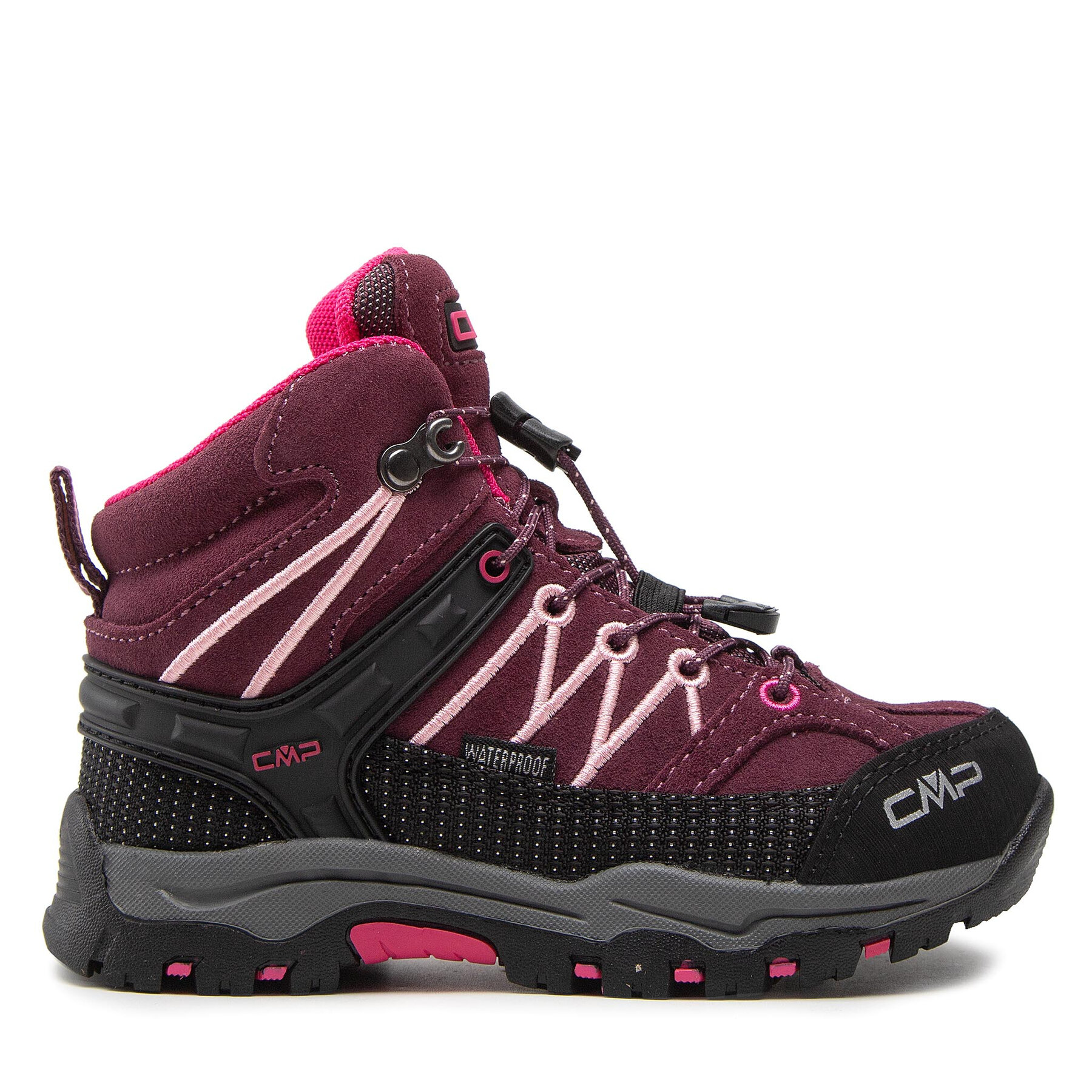 Trekkingschuhe CMP Kids Rigel Mid Trekking Shoe Wp 3Q12944 Dunkelrot Trekkingschuhe CMP Kids Rigel Mid Trekking Shoe Wp 3Q12944 Dunkelrot von CMP