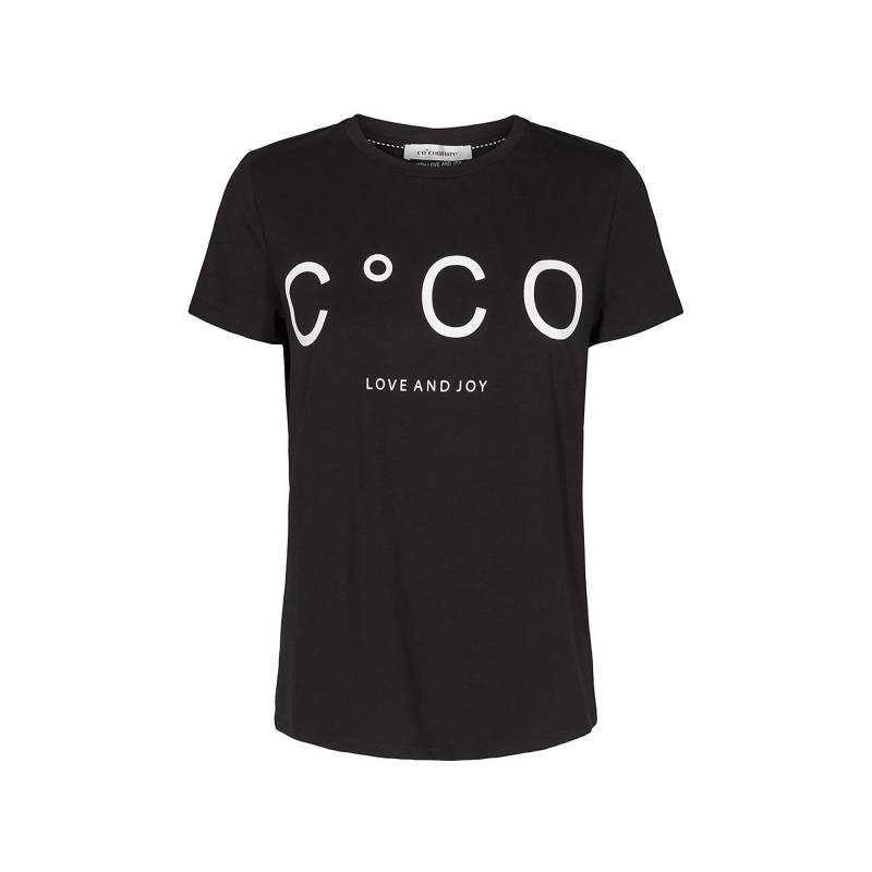 T-shirt Damen Schwarz Bedruckt L von CO'COUTURE