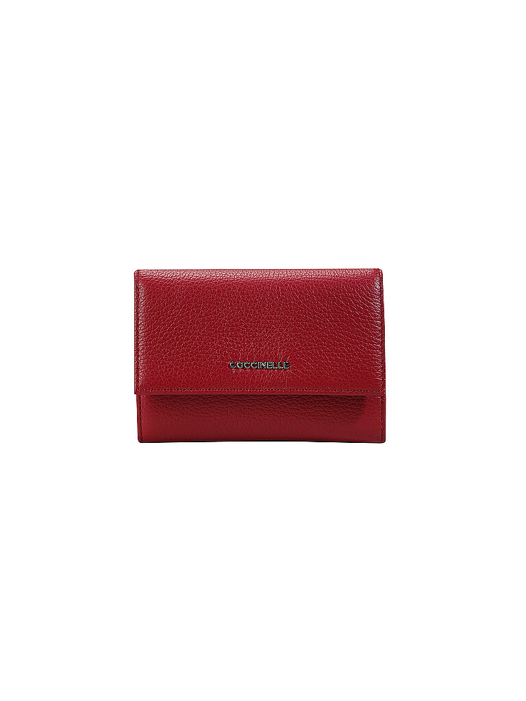 COCCINELLE Geldbörse METALLIC SOFT rot COCCINELLE Geldbörse METALLIC SOFT rot von COCCINELLE