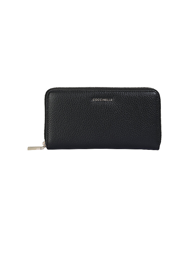 COCCINELLE Geldbörse METALLIC SOFT schwarz COCCINELLE Geldbörse METALLIC SOFT schwarz von COCCINELLE