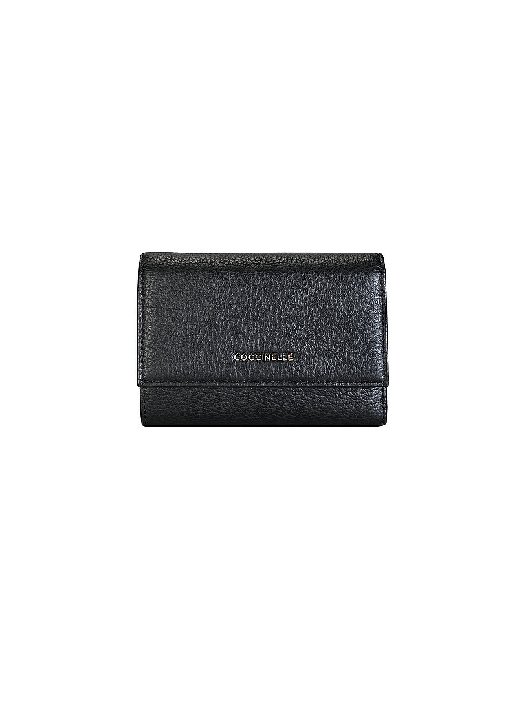 COCCINELLE Geldbörse METALLIC SOFT schwarz COCCINELLE Geldbörse METALLIC SOFT schwarz von COCCINELLE