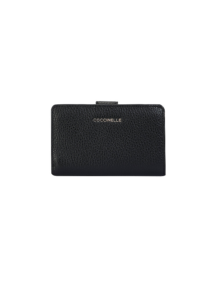 COCCINELLE Geldbörse METALLIC SOFT schwarz COCCINELLE Geldbörse METALLIC SOFT schwarz von COCCINELLE