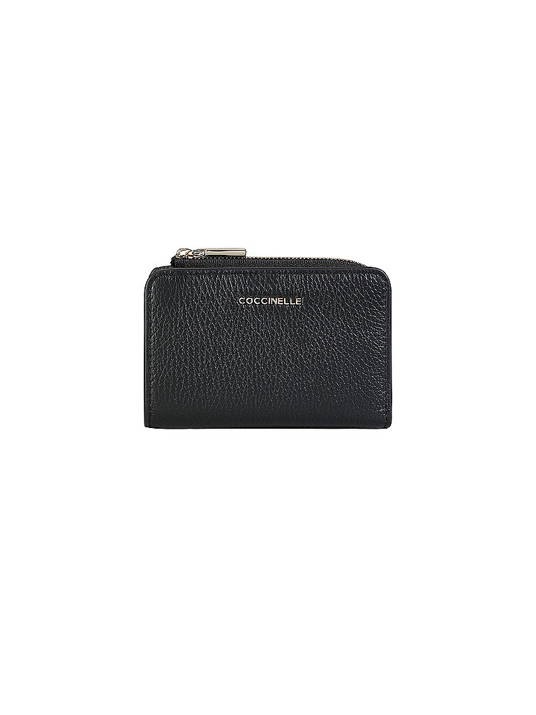 COCCINELLE Geldbörse METALLIC SOFT schwarz COCCINELLE Geldbörse METALLIC SOFT schwarz von COCCINELLE