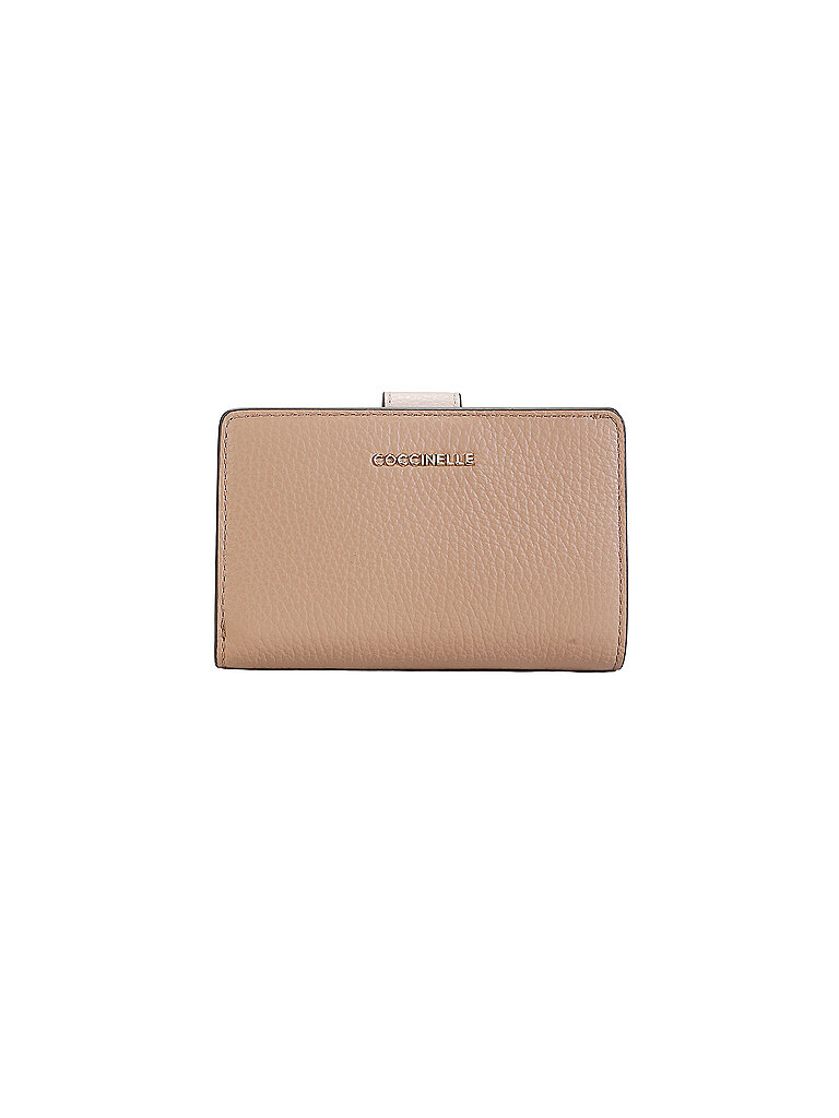 COCCINELLE Geldbörse METALLIC TRICOLOR creme von COCCINELLE