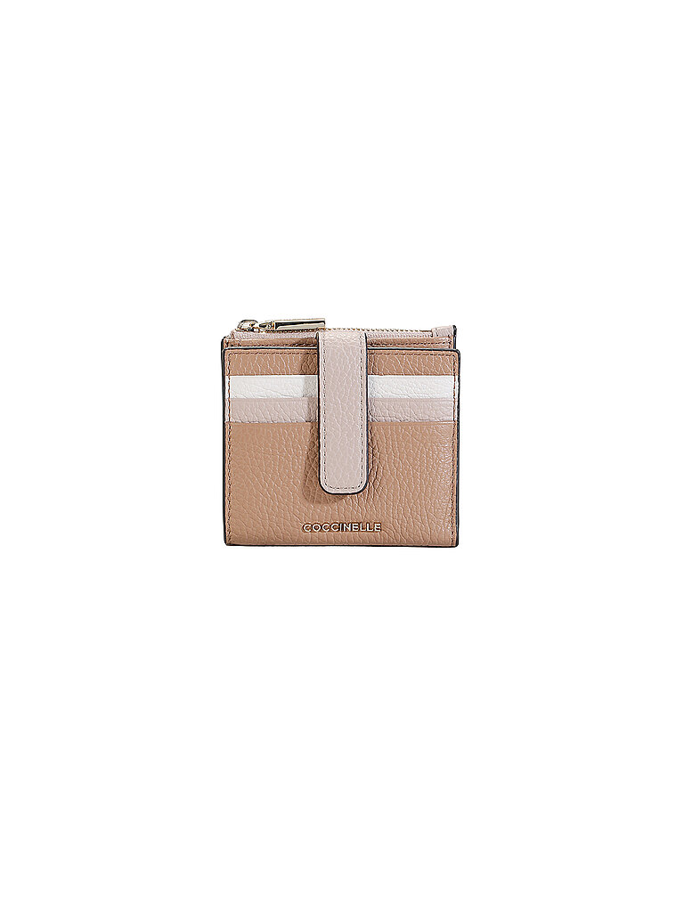 COCCINELLE Geldbörse METALLIC TRICOLOR creme von COCCINELLE