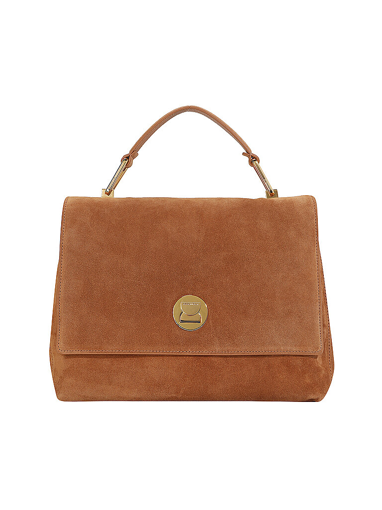 COCCINELLE Ledertasche - Henkeltasche LIYA  SUEDE camel von COCCINELLE