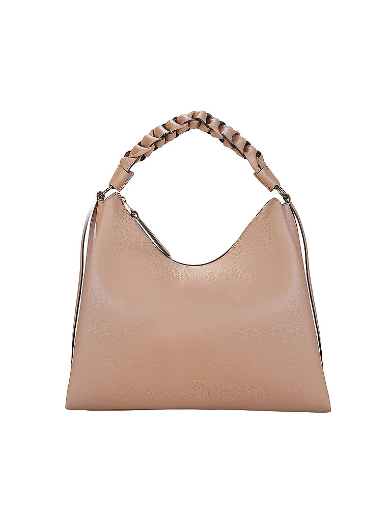 COCCINELLE Ledertasche - Hobo BOHEME GRANA DOUBLE camel von COCCINELLE