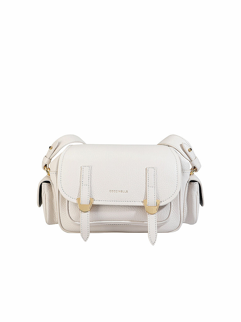 COCCINELLE Ledertasche - Mini Bag CAMPUS Small creme von COCCINELLE