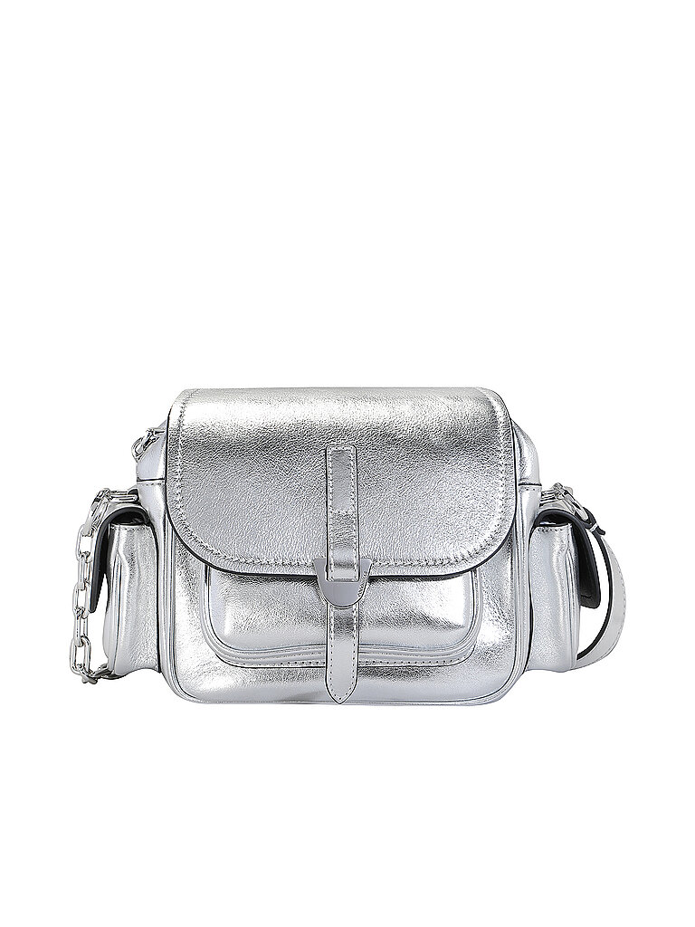 COCCINELLE Ledertasche - Mini Bag COCCINELLECAMPUS silber COCCINELLE Ledertasche - Mini Bag COCCINELLECAMPUS silber von COCCINELLE