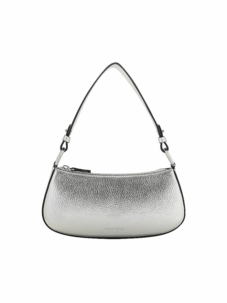 COCCINELLE Ledertasche - Mini Bag MERVEILLE silber von COCCINELLE