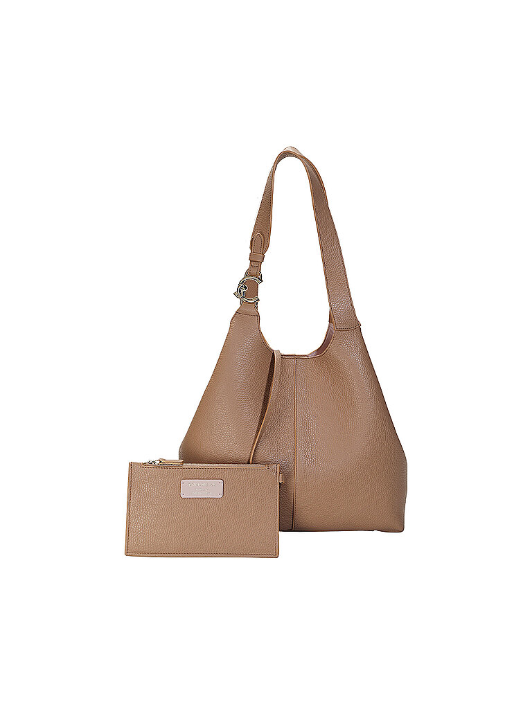 COCCINELLE Ledertasche - Shopper COCCINELLEC-EASY camel von COCCINELLE