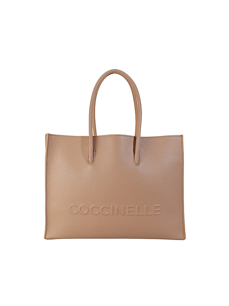 COCCINELLE Ledertasche - Tote Bag COCCINELLEMYRTHA MAXI LOG camel von COCCINELLE