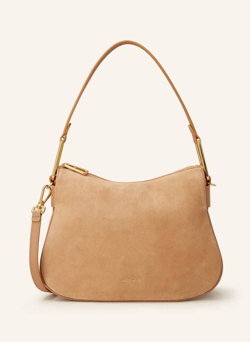 Coccinelle Schultertasche beige von COCCINELLE