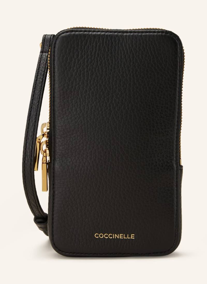 Coccinelle Smartphone-Tasche Flor schwarz von COCCINELLE