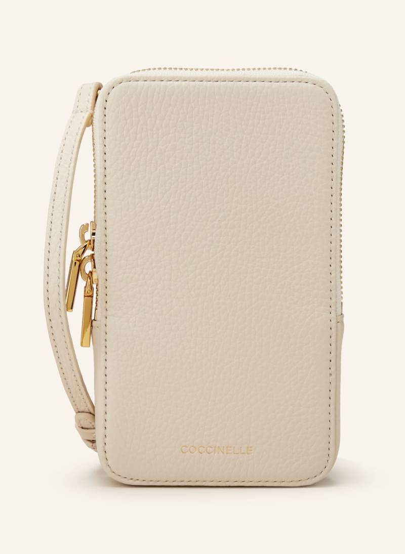 Coccinelle Smartphone-Tasche Flor weiss von COCCINELLE