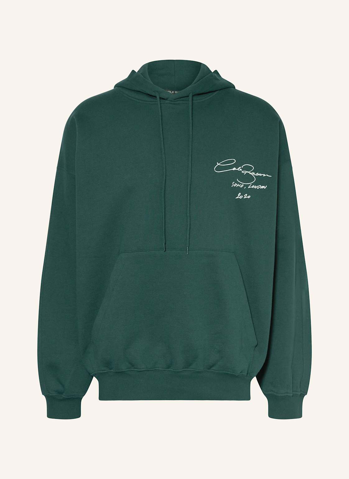 Cole Buxton Hoodie Signature gruen von COLE BUXTON