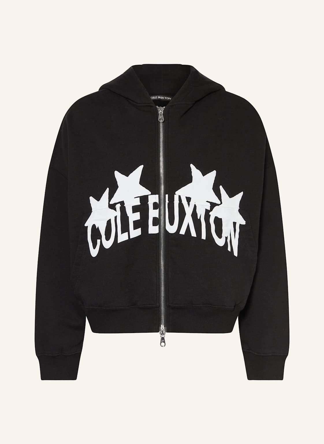 Cole Buxton Sweatjacke 4 Star Zipped schwarz von COLE BUXTON