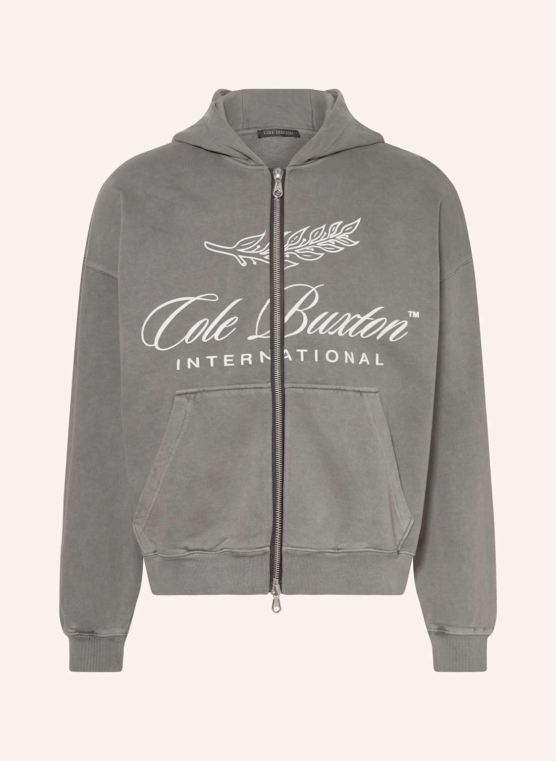 Cole Buxton Sweatjacke International Zipped grau von COLE BUXTON