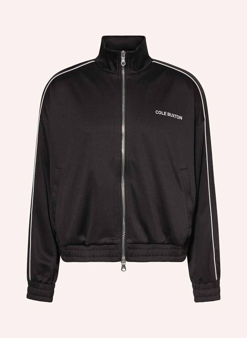 Cole Buxton Sweatjacke Piped Mit Galonstreifen schwarz von COLE BUXTON