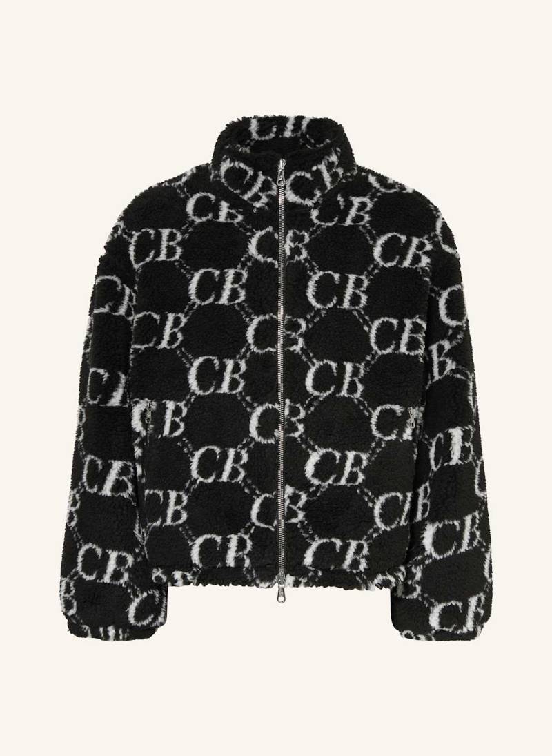 Cole Buxton Teddyfell-Jacke schwarz von COLE BUXTON