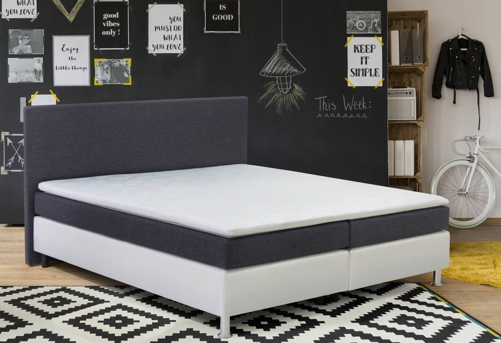 COLLECTION AB Boxspringbett, inklusive Topper von COLLECTION AB