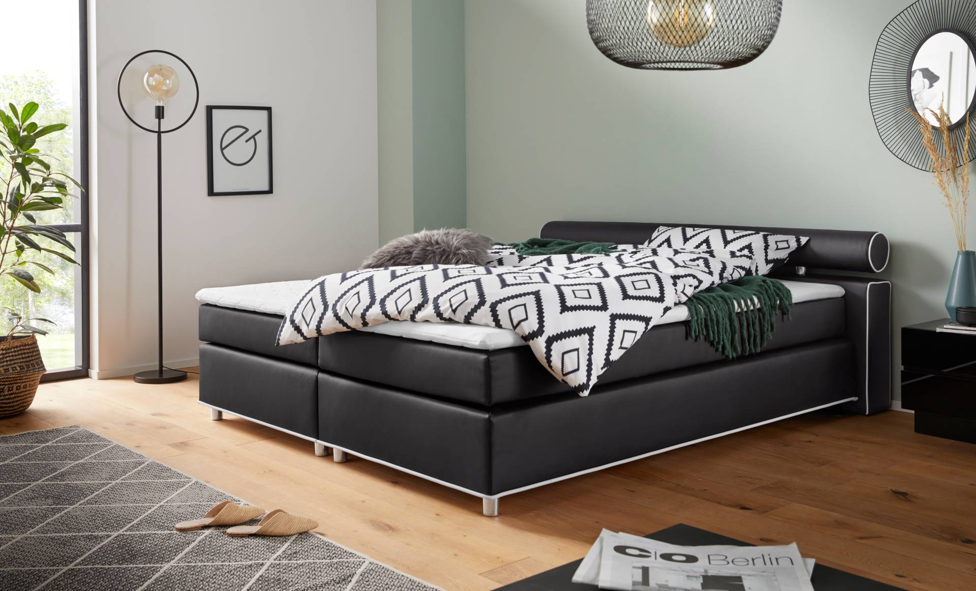 COLLECTION AB Boxspringbett »MELBOURNE«, inklusive Topper von COLLECTION AB