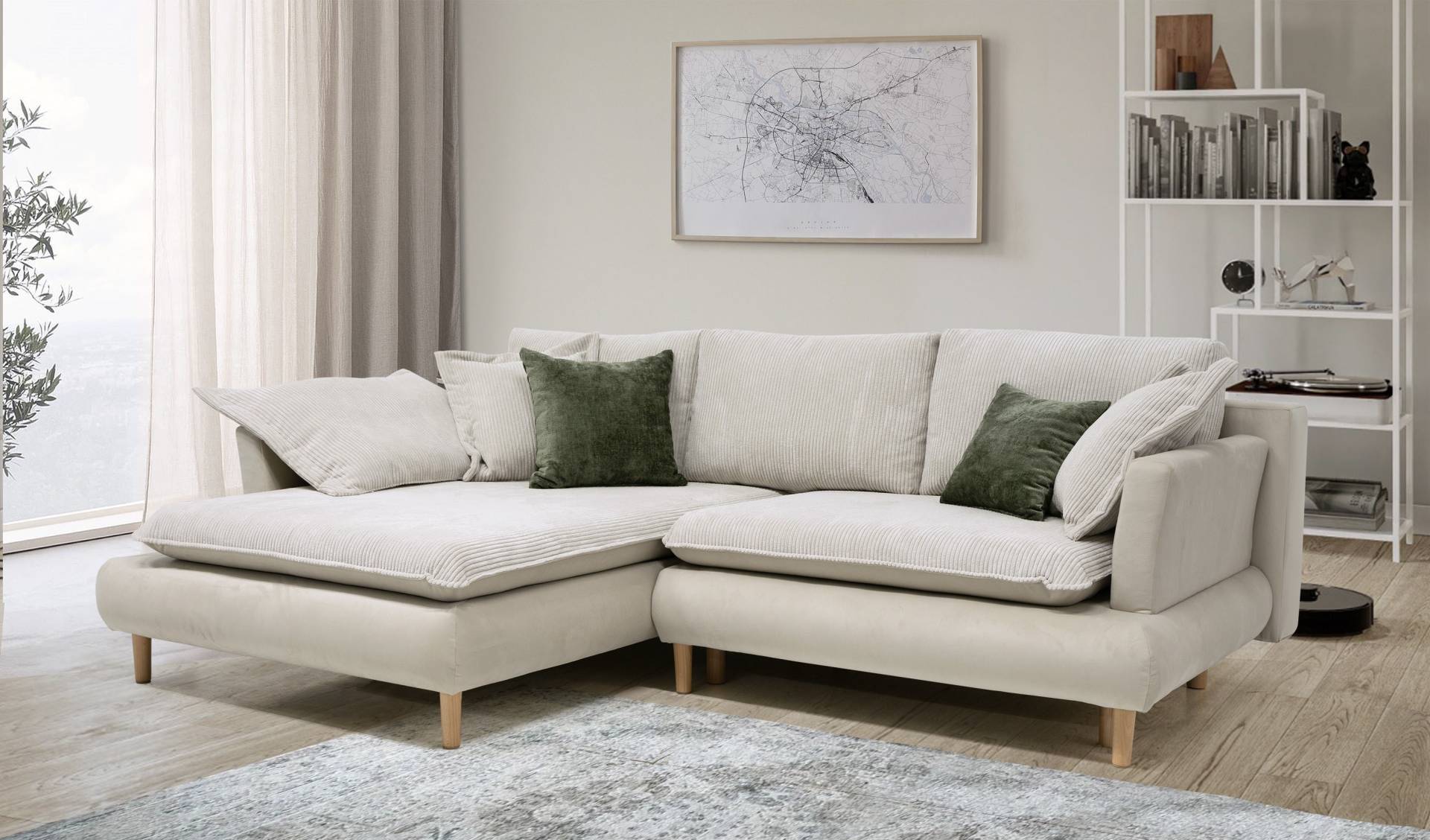 COLLECTION AB Ecksofa »Mandela L-Form«, mit Bettfunktion und Bettkasten von COLLECTION AB