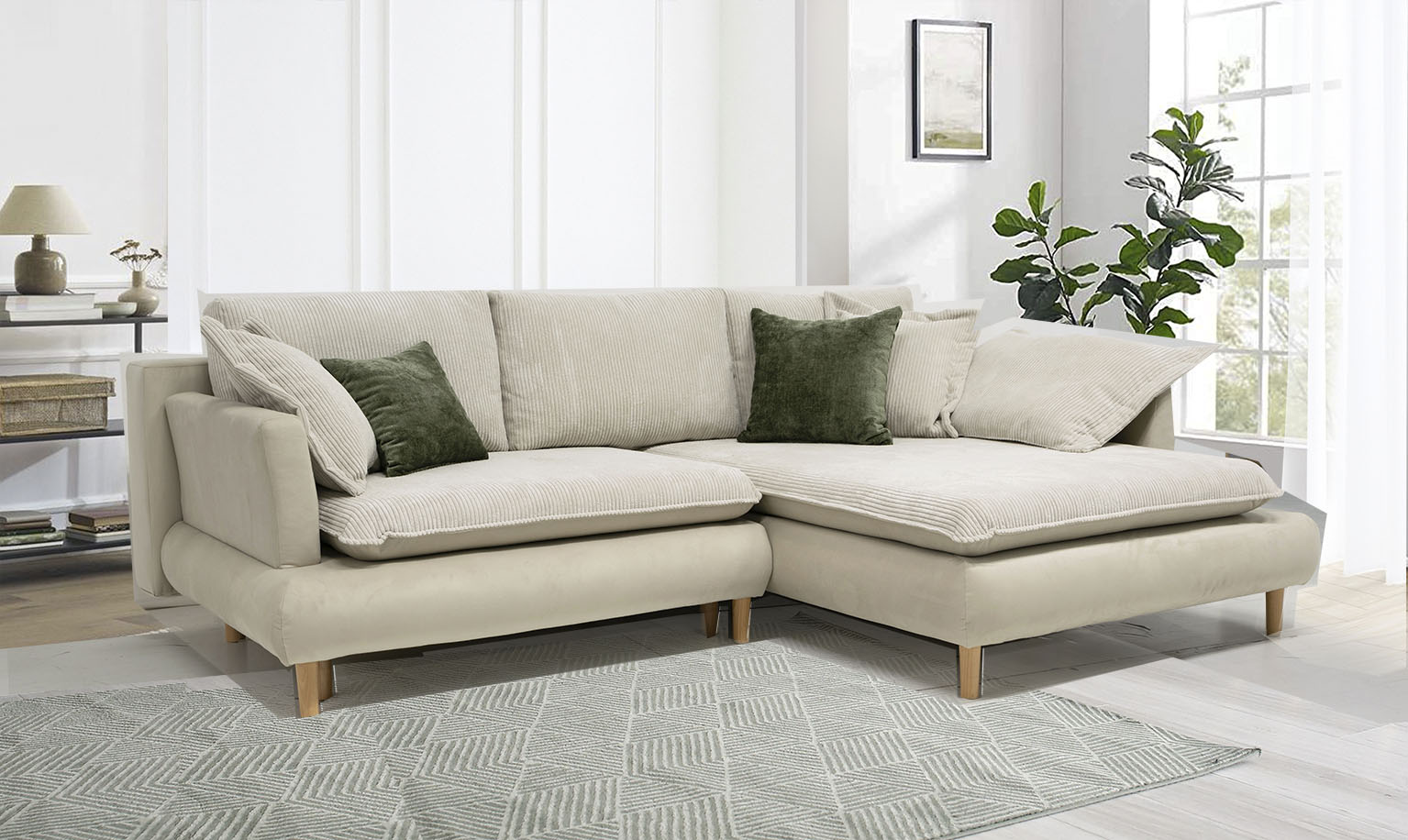 COLLECTION AB Ecksofa »Mandela L-Form«, mit Bettfunktion und Bettkasten von COLLECTION AB