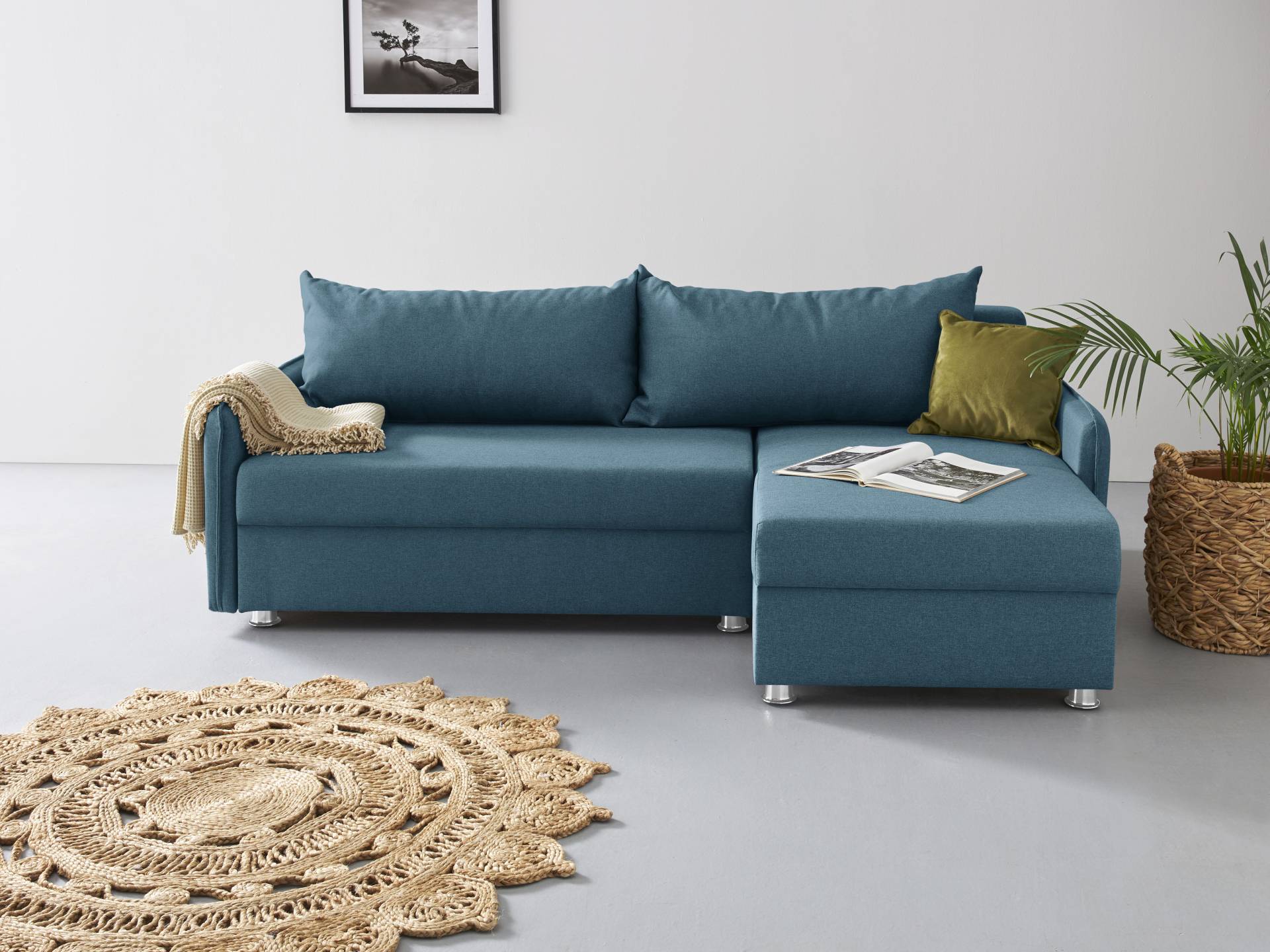 COLLECTION AB Ecksofa »Sunny L-Form«, inkl. Bettfunktion und Bettkasten von COLLECTION AB