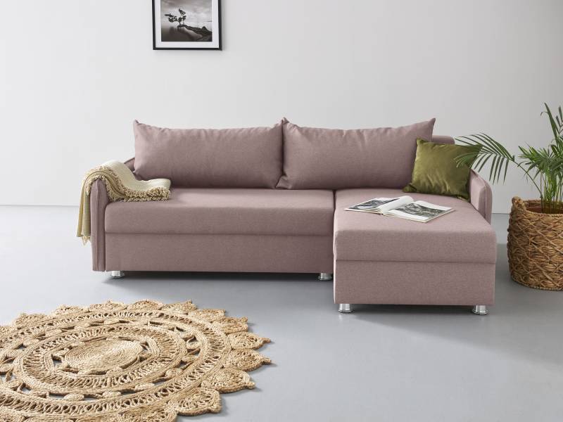 COLLECTION AB Ecksofa »Sunny L-Form«, inkl. Bettfunktion und Bettkasten von COLLECTION AB