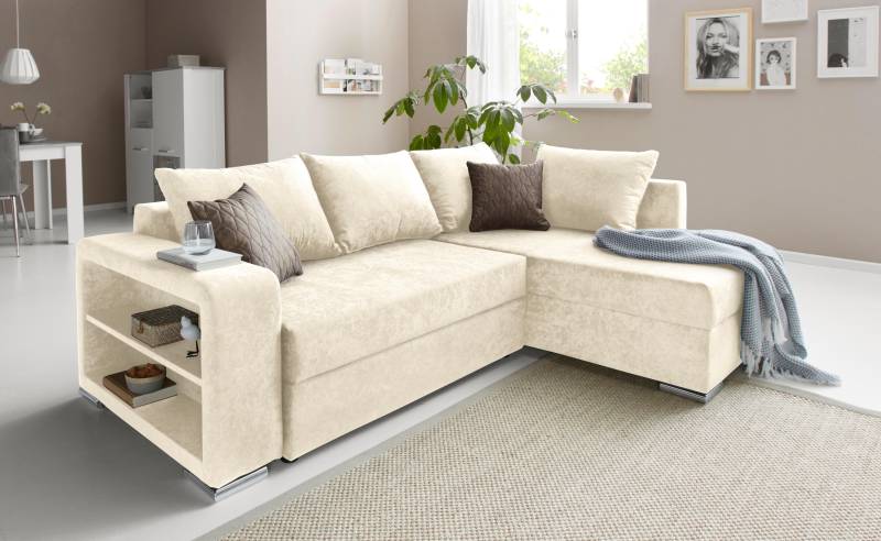 COLLECTION AB Ecksofa »John L-Form«, inklusive Bettfunktion und Bettkasten von COLLECTION AB