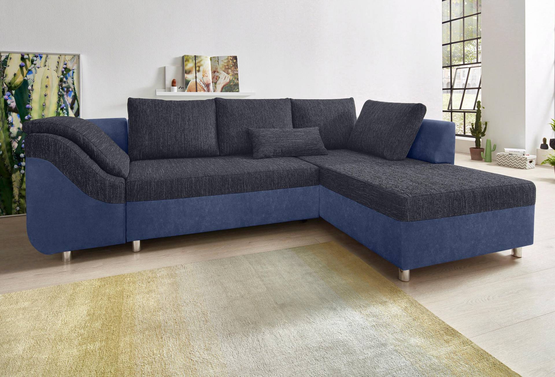 COLLECTION AB Ecksofa »Sally L-Form«, mit und ohne Bettfunktion, inklusive loser Rücken- und Zierkissen von COLLECTION AB