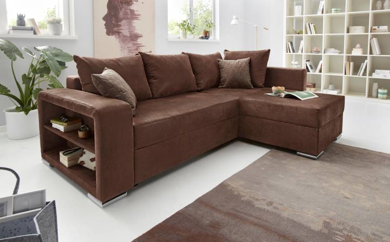 COLLECTION AB Ecksofa »John L-Form«, inklusive Bettfunktion und Bettkasten von COLLECTION AB