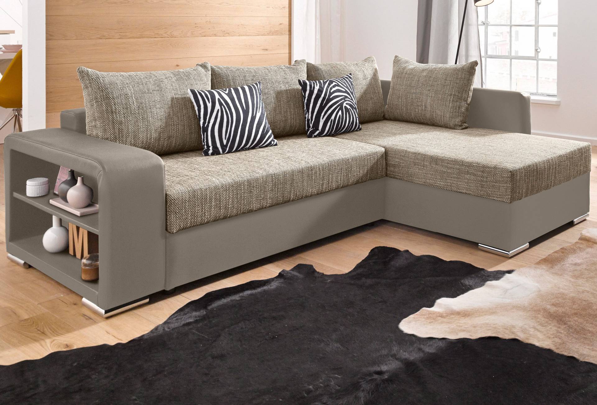 COLLECTION AB Ecksofa »John L-Form«, mit Bettfunktion, wahlweise mit Federkern von COLLECTION AB