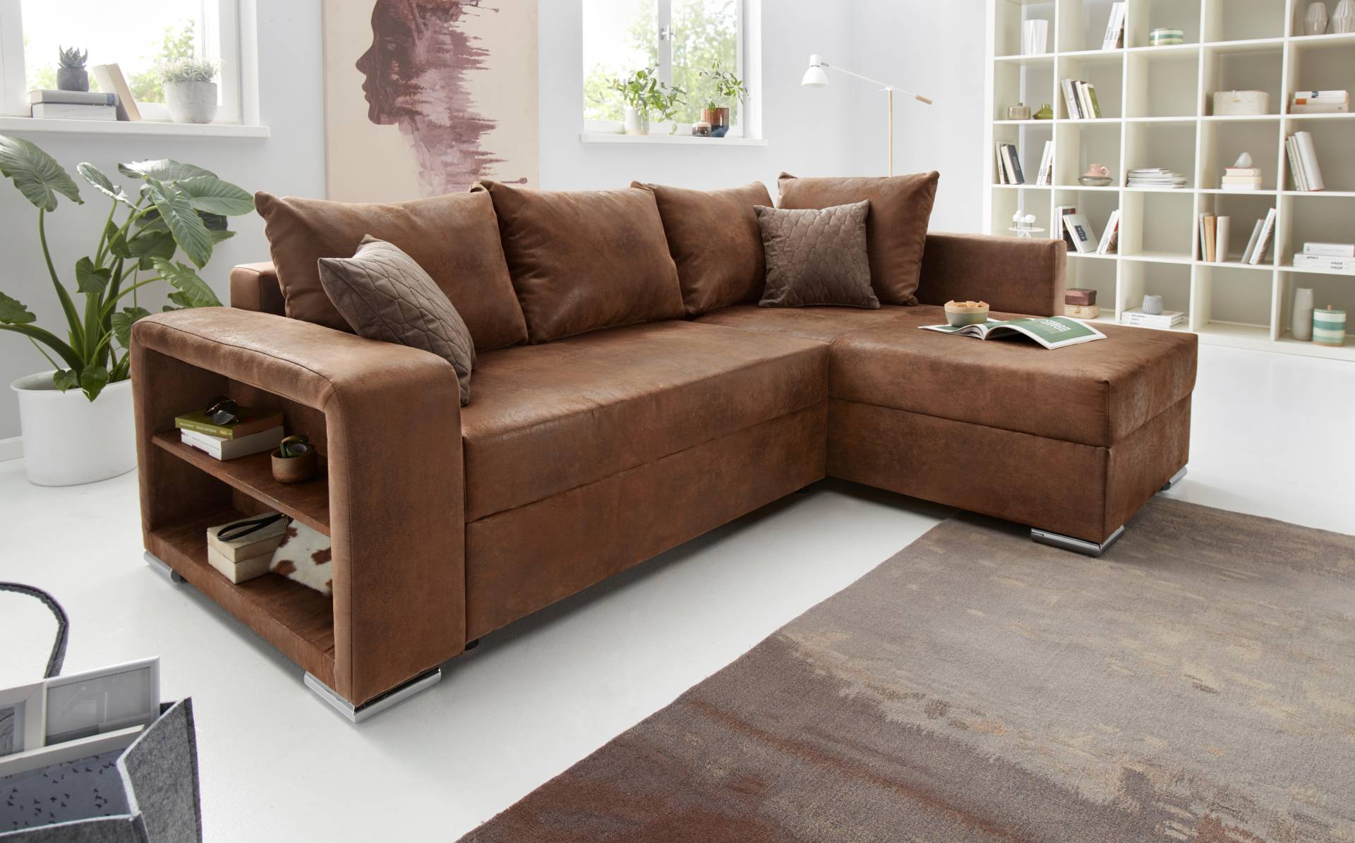 COLLECTION AB Ecksofa »John L-Form«, inklusive Bettfunktion und Bettkasten von COLLECTION AB