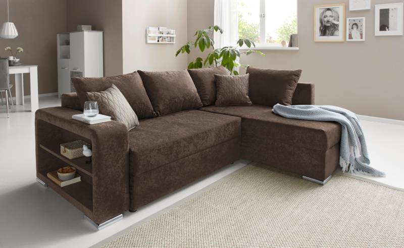 COLLECTION AB Ecksofa »John L-Form«, inklusive Bettfunktion und Bettkasten von COLLECTION AB