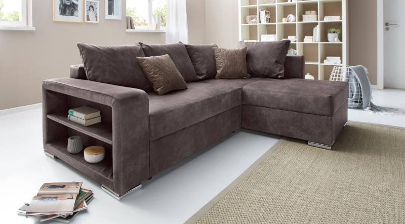 COLLECTION AB Ecksofa »John L-Form«, inklusive Bettfunktion und Bettkasten von COLLECTION AB